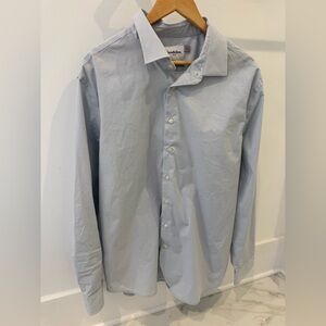 Goodfellow & Co Men's Sky Blue/Gray Casual Shirt